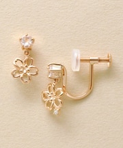[ 誕生花ジュエリー] 4月サクライヤリング