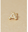 K18/10ダイヤモンド　ハーフピアス　イニシャル『A』( YG)