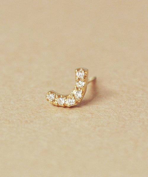 K18YG クレール トライアングルカット ピアス｜エテの通販｜&mall