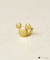 [ セカンドピアス] K18ミッキーマウス　ハーフセカンドピアス( YG)