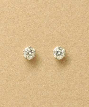 [ セカンドピアス]Pt　ダイヤモンドピアス0.16ct