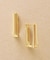 K10ロングスクエアーブリッジピアス( YG）