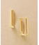 K10ロングスクエアーブリッジピアス( YG）
