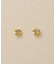 [ セカンドピアス]K18 ブラウンダイヤモンドピアス0.08ct