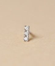 【 Solo Pierce】[ セカンドピアス]Pt ダイヤモンドハーフピアス