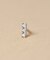 【 Solo Pierce】[ セカンドピアス]Pt ダイヤモンドハーフピアス