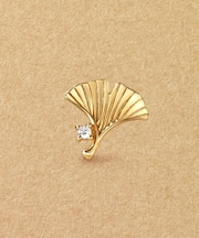 【 Solo Pierce】K18・K10 イチョウ ハーフピアス