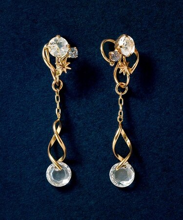 K10 グレインオブライト 2WAYイヤリング