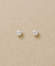 [ セカンドピアス]Ｐｔダイヤモンドピアス0.06cｔ