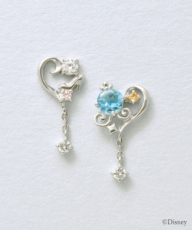 ディズニーコレクションジュエリー[シンデレラ]ピアス(Flutter)