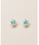 [ セカンドピアス]Pt ブルーモアサナイトピアス