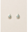 [ セカンドピアス]Ptアイスブルーダイヤモンド　しずくピアス