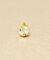 【 Solo Pierce】【 推しカラー】K18・K10 レモンクォーツ しずくハーフピアス