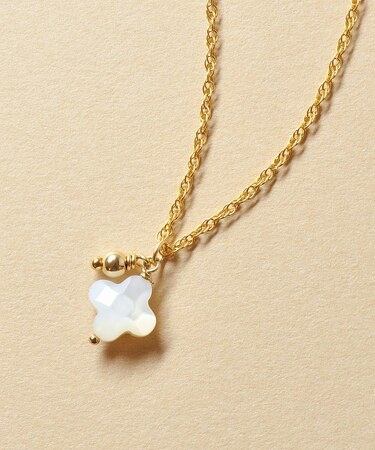 【WEB・一部店舗限定商品】GF ホワイトシェル フラワー ネックレス