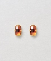 [ セカンドピアス] K18ガーネットピアス
