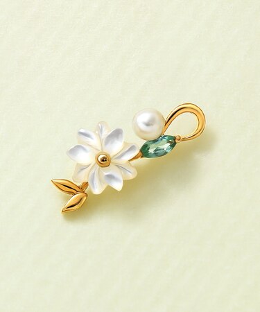 【 Solo Pierce】SV・K10　ジャスミンティーピアス
