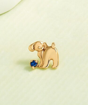 【 Solo Pierce】K18・K10 プードルハーフピアス