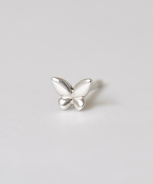 【 Solo Pierce】[ セカンドピアス] Pｔ蝶ハーフピアス