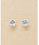 [ セカンドピアス]Pt アクアマリンピアス