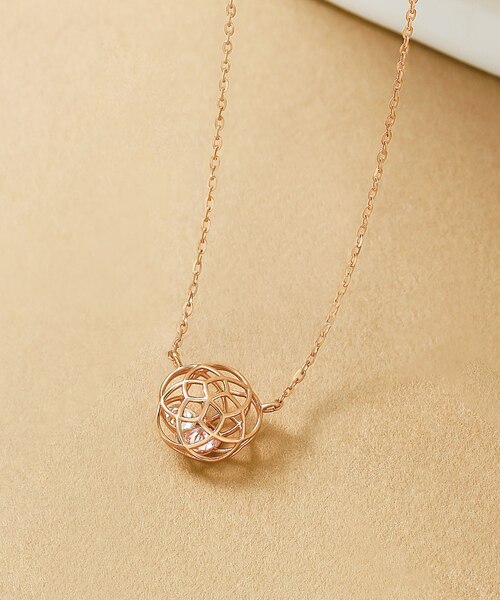 K10YG ルチルクォーツ ネックレス｜エテの通販｜&mall（アンドモール