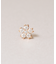 【 Solo Pierce】K18・K10  モアサナイト 桜 ハーフピアス  ( PG)