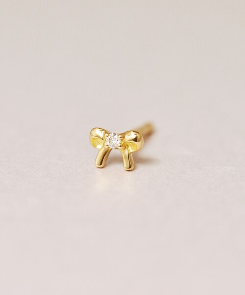 K18YG リボン ピアス｜エテの通販｜&mall（アンドモール）三井