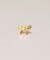 【 Solo Pierce】[ セカンドピアス] K18リボン ダイヤモンドハーフピアス