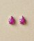 [ セカンドピアス]Ptルビー ドロップピアス