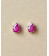 [ セカンドピアス]Ptルビー ドロップピアス