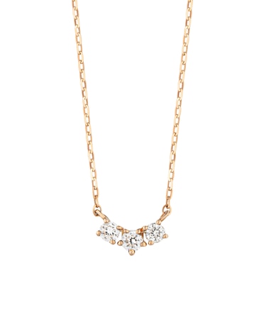 K10 トリロジアダイヤモンドネックレス( PG)