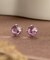 [ セカンドピアス] Pt ピンクサファイヤピアス