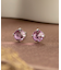 [ セカンドピアス] Pt ピンクサファイヤピアス