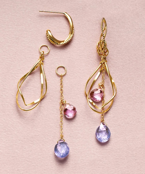 【現行品】★美品希少★agete K10タンザナイトピアスチャーム 楽天市場】K10タンザナイトピアスチャーム／アガット（agete