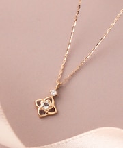 K10 ダイヤモンド ミルテ ネックレス( PG)