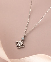 K10 ダイヤモンド ミルテ ネックレス( WG)