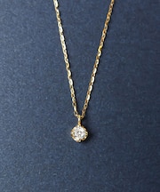 K18ダイヤモンド ソリテアネックレス