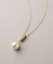 K10 タンスイパール バーラインネックレス ( YG)