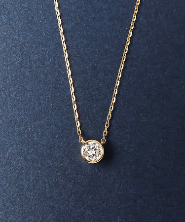 K18ダイヤモンド　数量限定ソリテアネックレス