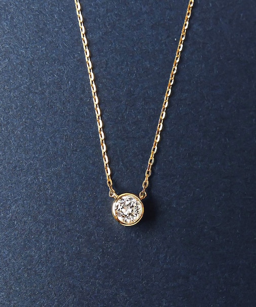 K18ダイヤモンド　数量限定ソリテアネックレス