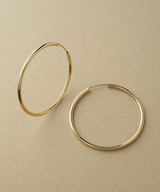 K10シームパイプフープピアス32