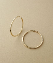 K10シームパイプフープピアス27