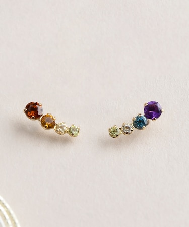 K18・K10 レインボーピアス