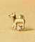 【 Solo Pierce】K18・K10 柴犬 ハーフピアス