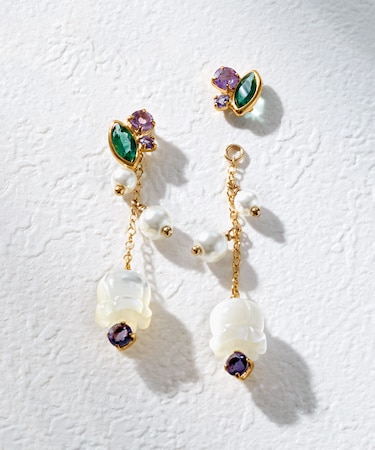 SV・K10・GF　ブルーベリー ピアス