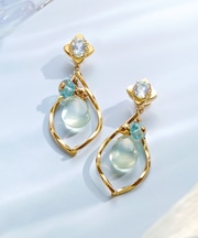 SV・K10 プレナイト ピアス