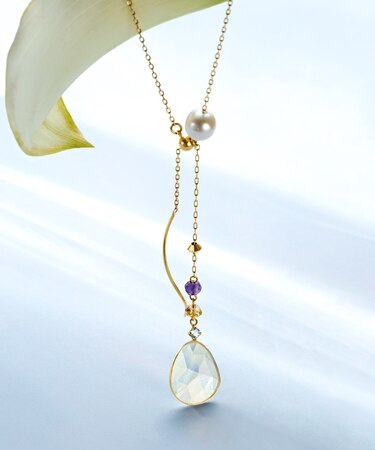 K10 オパール 8WAYネックレス