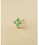 【 Solo Pierce】[ セカンドピアス] K18エメラルド ハーフピアス