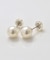 プラチナ アコヤパールピアス