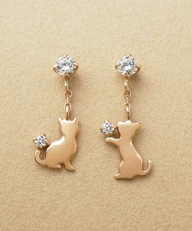 K10 おねだりネコ スイングピアス