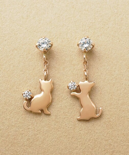 K10 おねだりネコ スイングピアス
